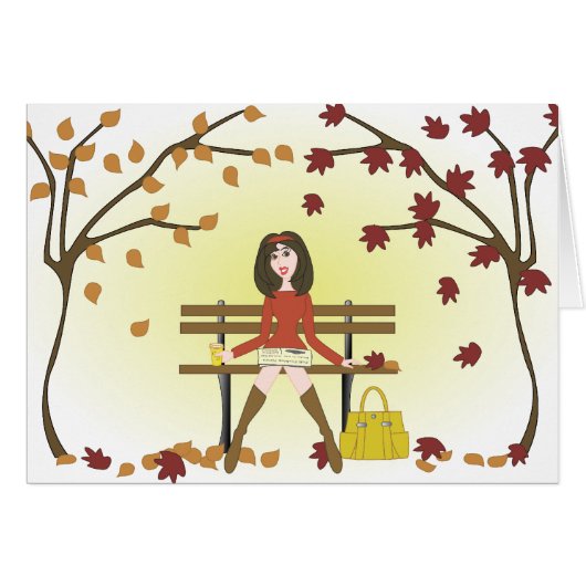 In Fall Fashion Cards (Front Horizontal)