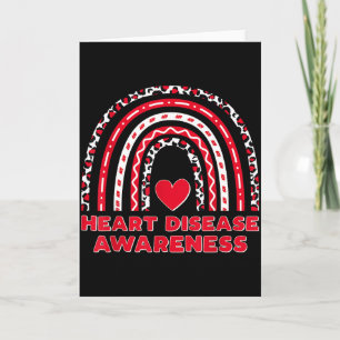 In February We Wear Red Heart Disease Awareness _1 Card