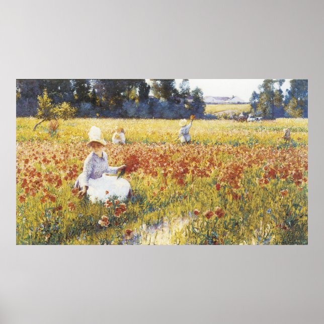 In Flanders Field, Robert Vonnoh Poster (Front)