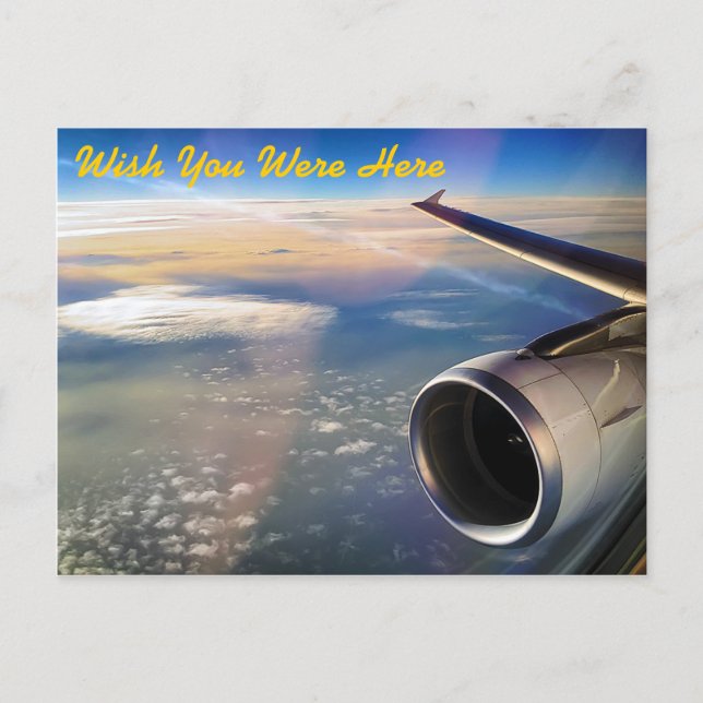 In Flight - Wish You Were Here - Postcard (Front)