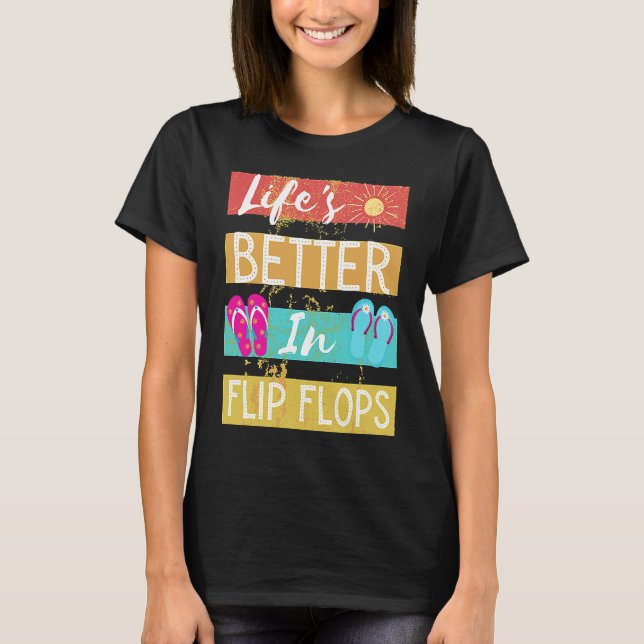 In Flip Flops  1 T-Shirt (Front)