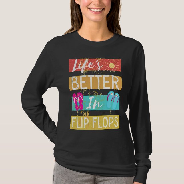 In Flip Flops  1 T-Shirt (Front)