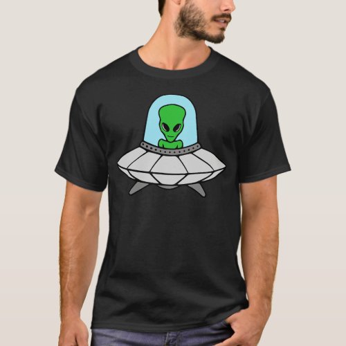 in Flying Saucer T_Shirt
