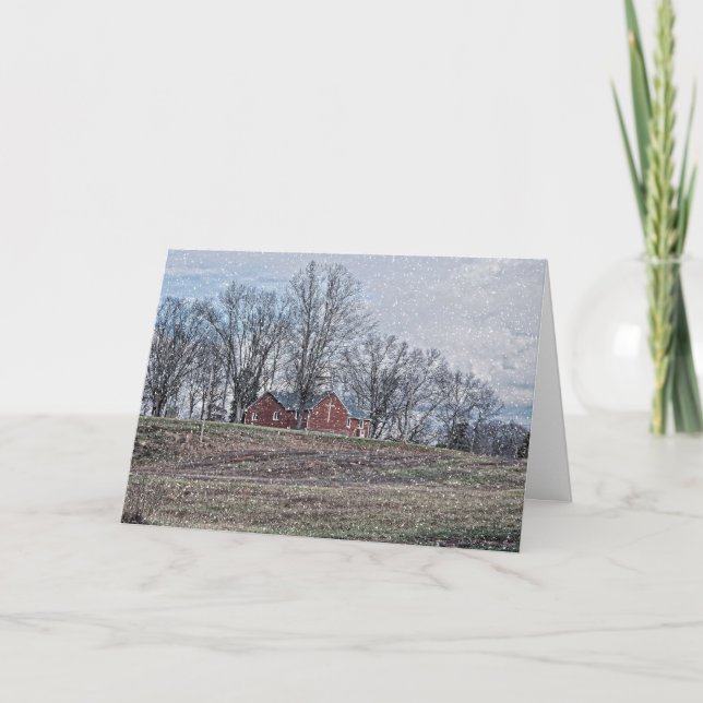 In From The Cold Christmas Card (Front)