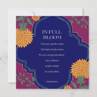 In Full Bloom Holiday Card