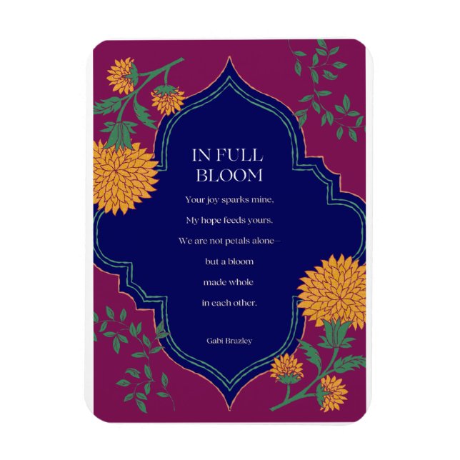 In Full Bloom Magnet (Vertical)