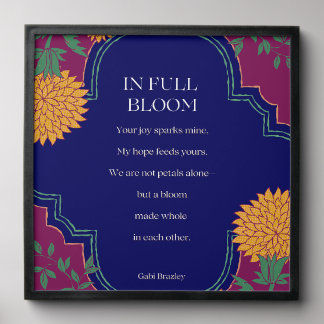 In Full Bloom Peel And Stick Photo Tile