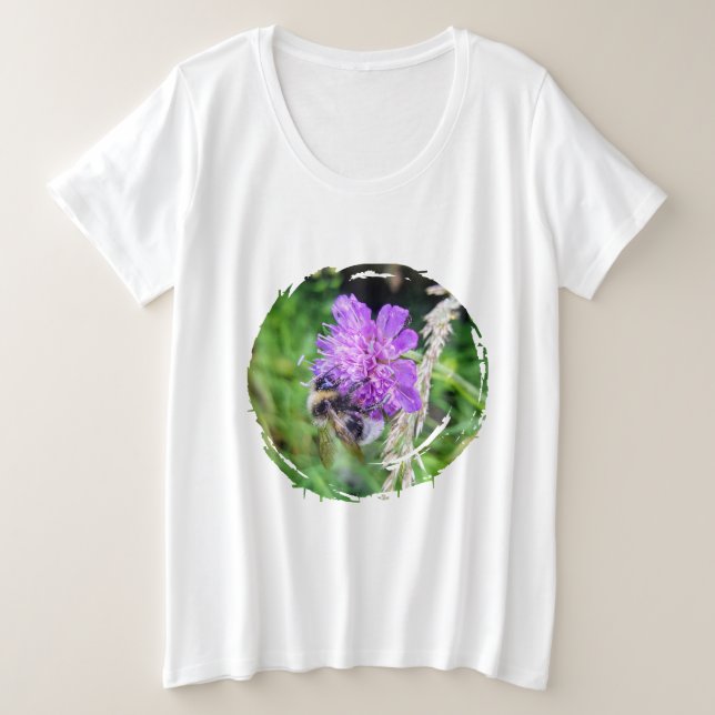 In full flower - Ladies T-shirt Plus Size (Design Front)