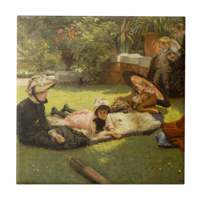 In Full Sunlight (En plein soleil) James Tissot Ceramic Tile (Front)