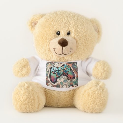In game day and night teddy bear