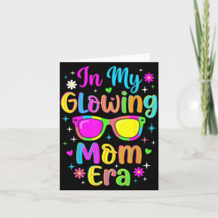 in Glowing Mom Era Retro Groovy Colorful Tygraphy Card
