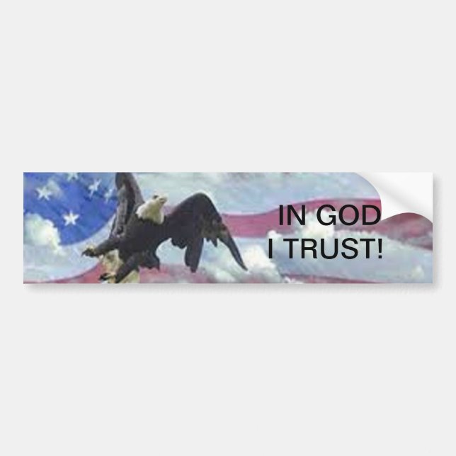 In God I Trust Bumper Sticker (Front)