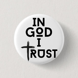 In God I Trust Button