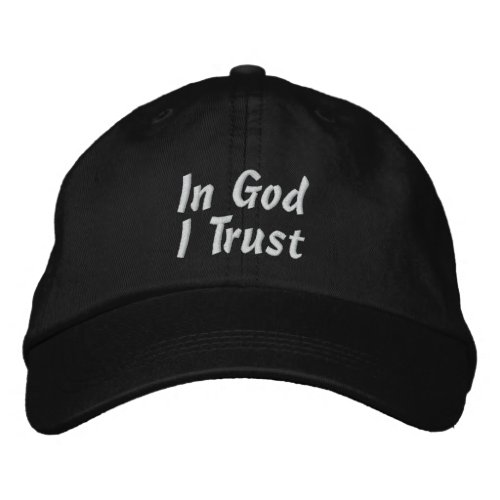 In God I Trust Cap