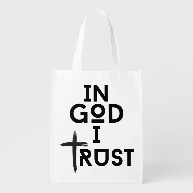 In God I Trust Grocery Bag (Front)