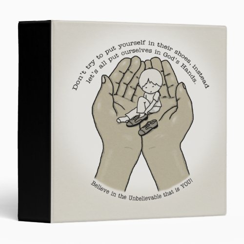 In Gods Hands 3 Ring Binder