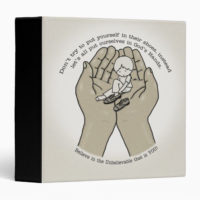 In God’s Hands 3 Ring Binder (Front/Spine)