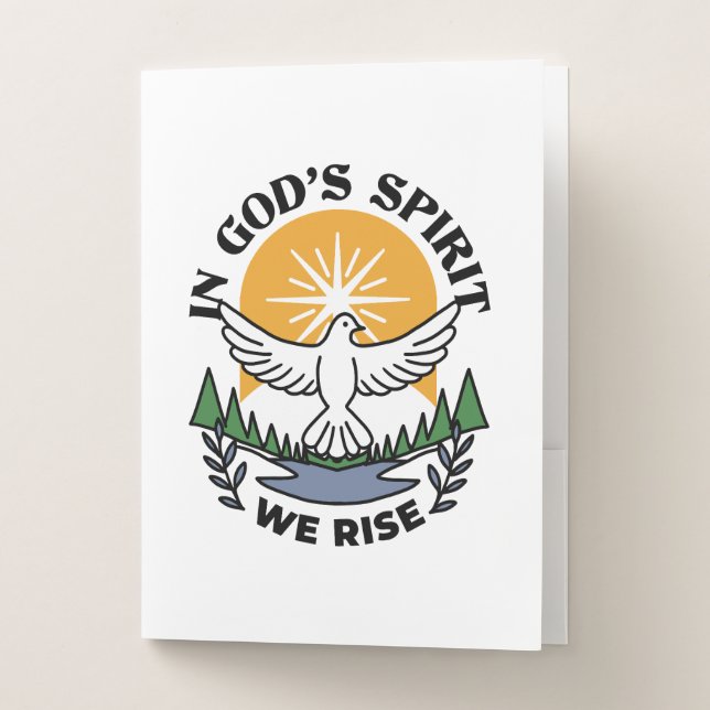 In God’s Spirit We Rise – Faith and Freedom Pocket Folder (Front)