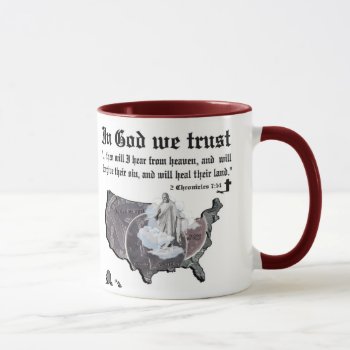 In God We Trust - 2 Chronicles 7:14 Mug by 4westies at Zazzle