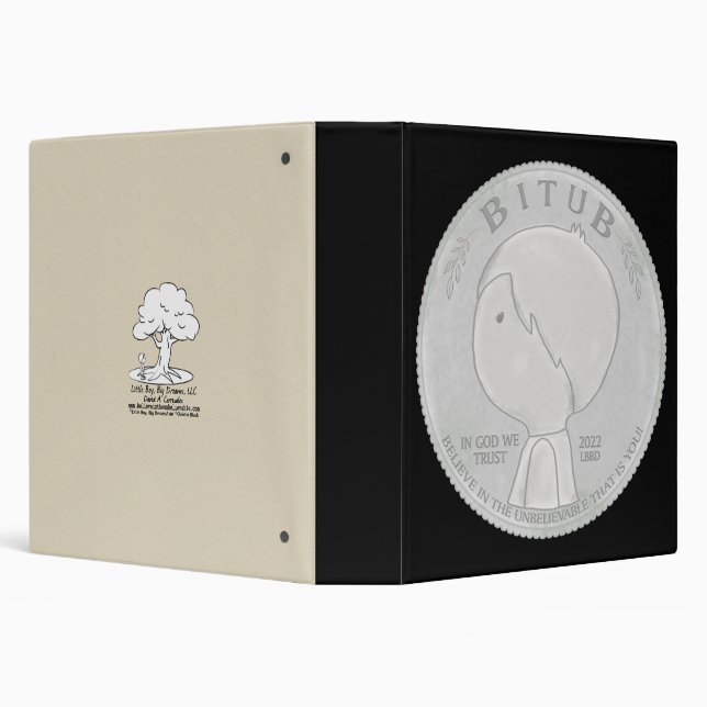 In God We Trust 3 Ring Binder (Background)