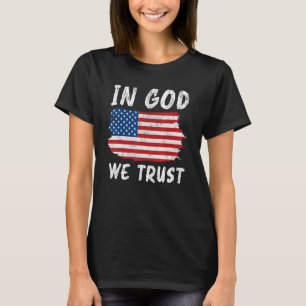 In God We Trust American Flag T-Shirt