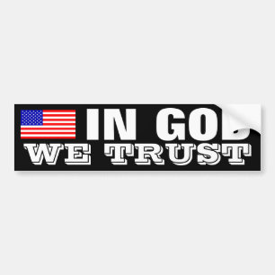 In God We Trust Bumper Sticker