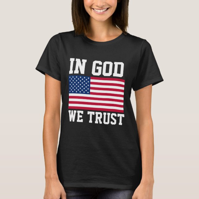 IN GOD WE TRUST CHRISTIAN T-SHIRTS (Front)