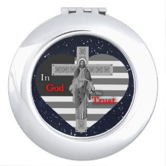 In God we Trust Compact Mirror