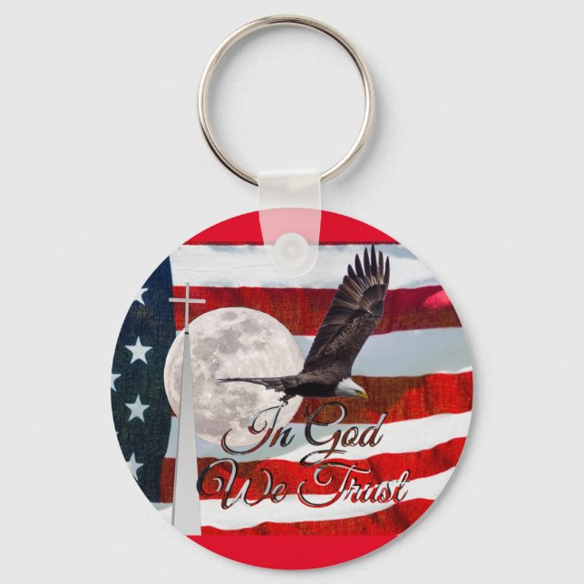 In God We Trust Key Chain (Front)