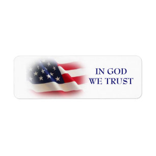 IN GOD WE TRUST LABEL