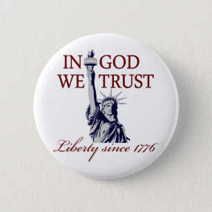 In God We Trust Pinback Button