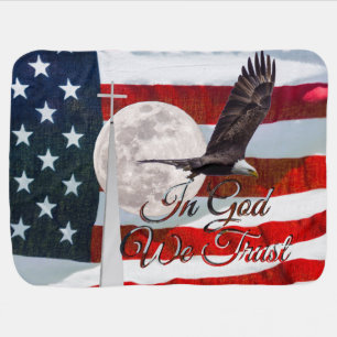In God We Trust Receiving Blanket