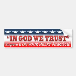 IN GOD WE TRUST sticker