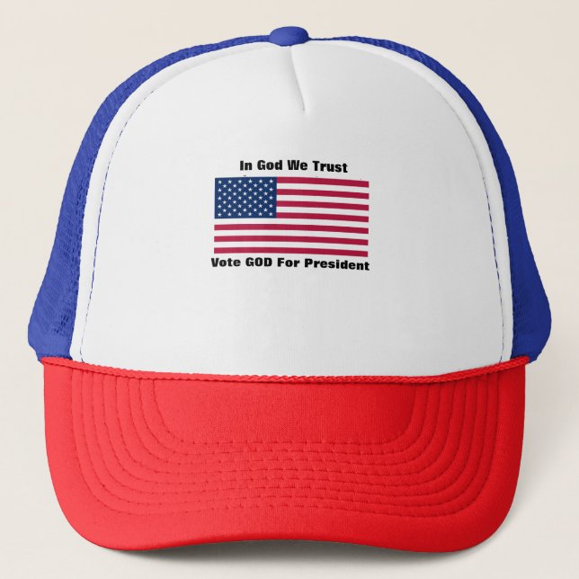 In God We Trust Trucker Hat (Front)