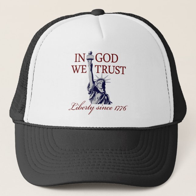 In God We Trust Trucker Hat (Front)
