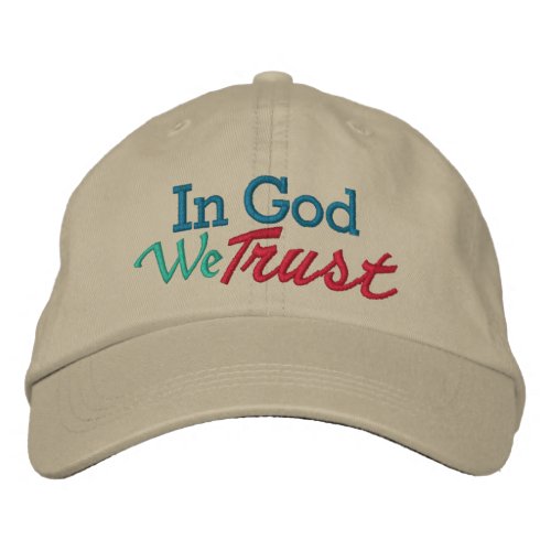 IN GOD We Trust _ Wear it with Pride Embroidered Baseball Hat