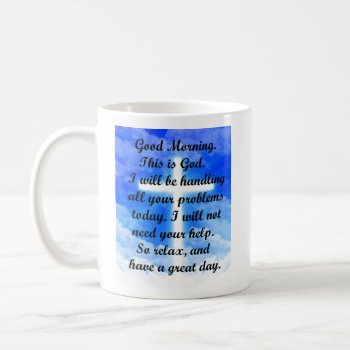 In God's Hands Coffee Mug by Bahahahas at Zazzle