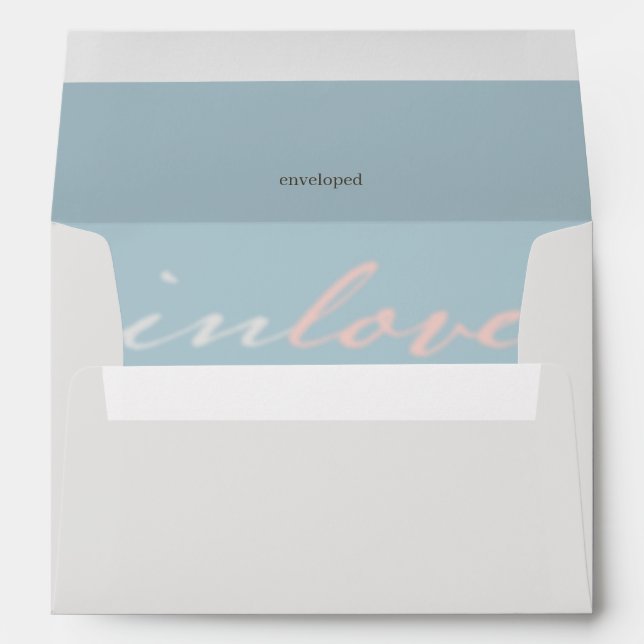 in God's love Wedding Invitation Envelope (Back (Bottom))