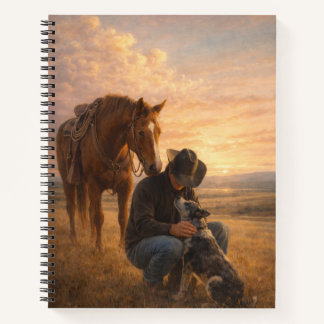In Good Company | Cowboy Horse Dog | Notebook