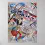 In Grey Kandinsky Modern Abstract Artwork Poster