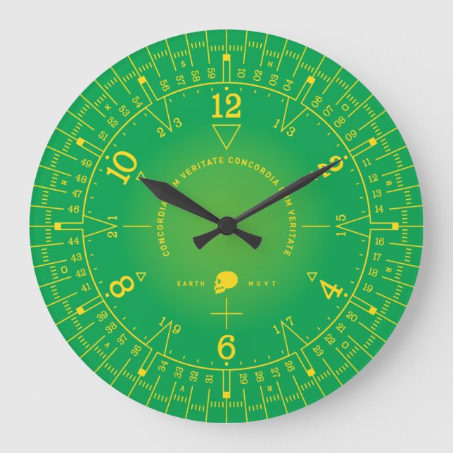 In Harmony With Truth Large Clock (Front)