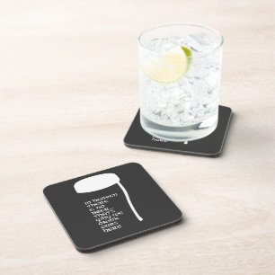 In Heaven there is no beer Beverage Coaster