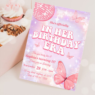 In Her Birthday Era 18th Birthday Party Invitation