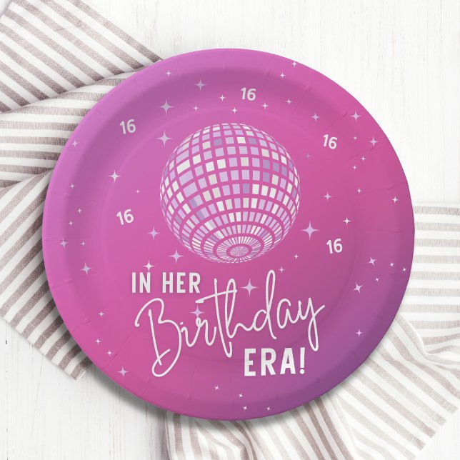 In Her Birthday Era, Era Party, Eras Party Paper Plates (Creator Uploaded)