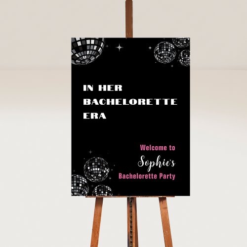 In Her Era Bachelorette Party Welcome Sign