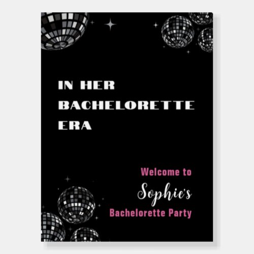 In Her Era Bachelorette Party Welcome Sign