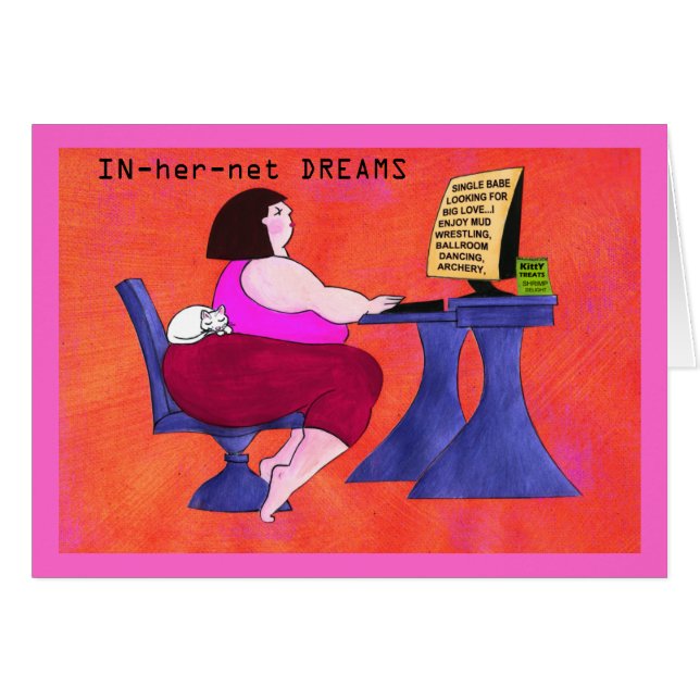 “IN-HER-NET DREAMS” CARDS (Front Horizontal)
