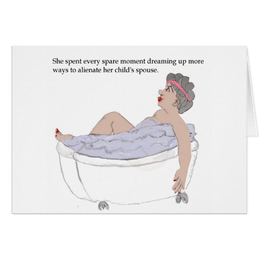 In her spare time.... cards (Front Horizontal)
