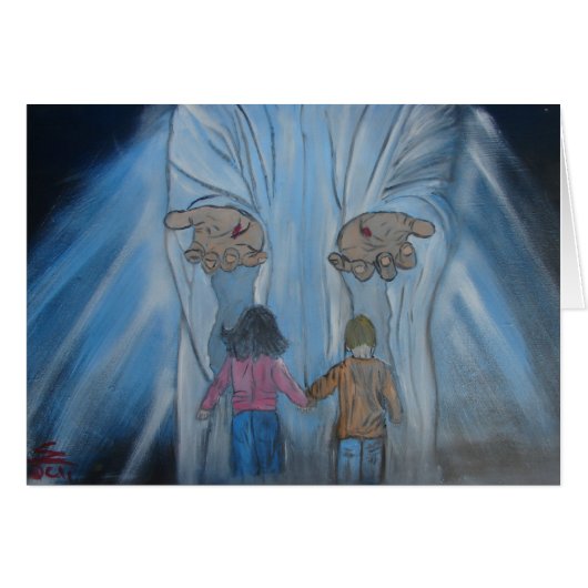 " In His Hands" Cards (Front Horizontal)