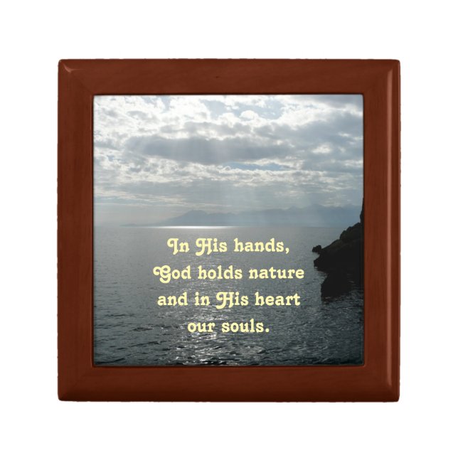 In His Hands Keepsake Gift Box (Front)